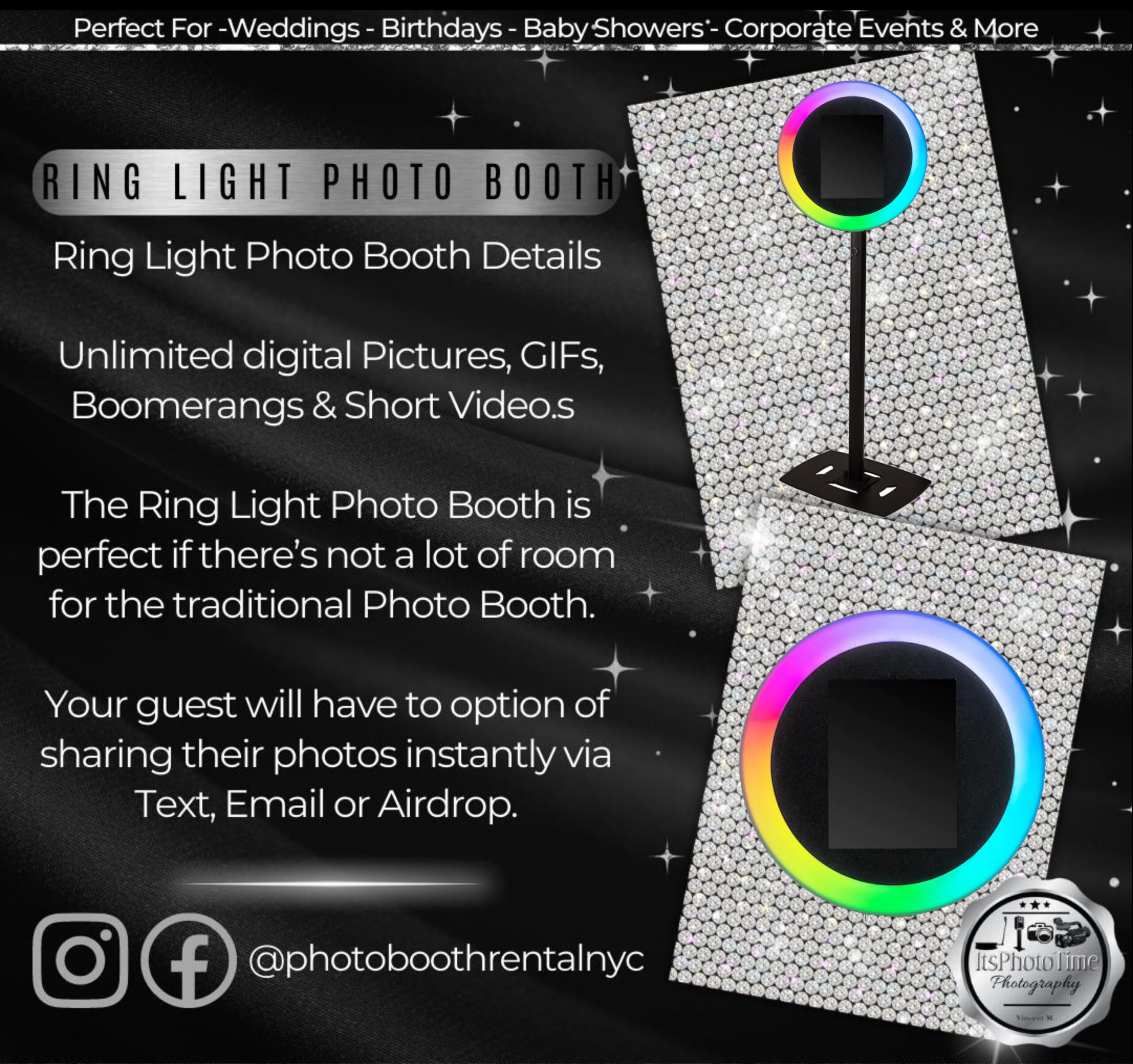 Ring Light Photo Booth